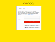 Tablet Screenshot of cis.oeamtc.at